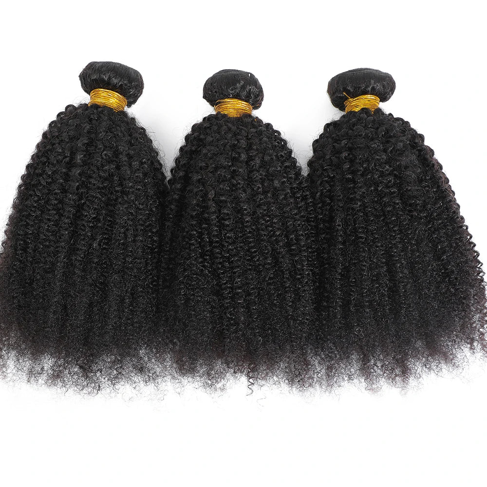 Afro Kinky Curly Bundles Mongolian Kinky Curly Hair Bundles Extension Remy 1 2 3 bundles Deal Curly Human Hair Bundles For Women