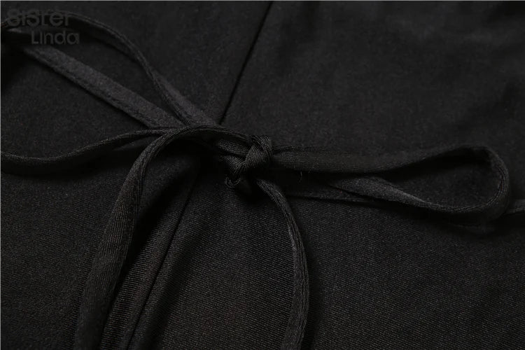 New Women's Hanging Neck Low Cut Open Back Sexy Jumpsuit Popular in Spring 2024 European And American Style Nightclub Jumpsuit