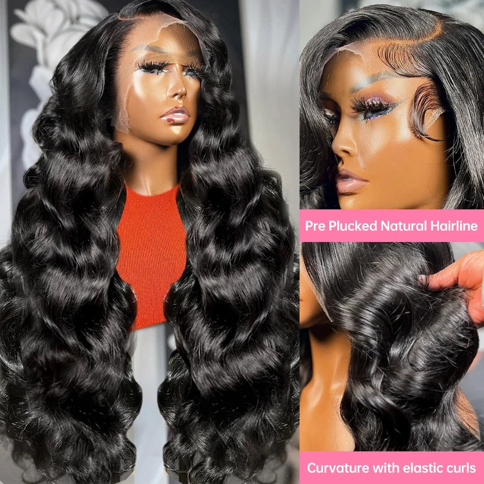 30 40 Inch HD 200% 13x6 Body Water Wave Lace Front Human Hair Wigs 13x4 Lace Frontal Wig 5x5 Glueless Closure Ready To Wear Wig