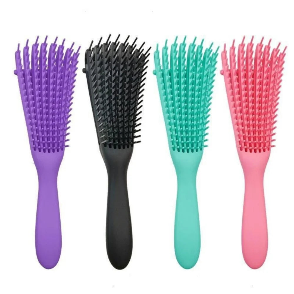 LANBENA Detangling Hair Brush – Scalp Massage Octopus Comb for Curly & Thick Hair