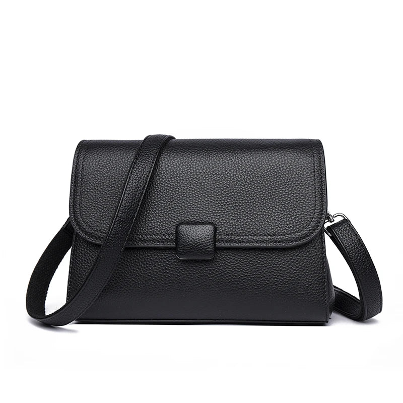 Badiman Genuine Leather Handbag – Women’s Luxury Cowhide Tote & Crossbody Shoulder Bag