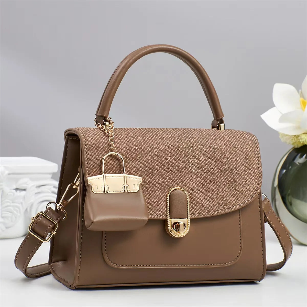 Women bag  Handbags Bag for Female  shoulder bag  Crossbody High quality fashionable designer travel Hairball bag
