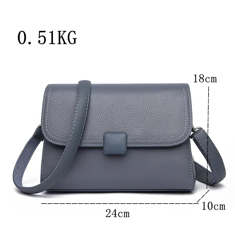 Badiman Genuine Leather Handbag – Women’s Luxury Cowhide Tote & Crossbody Shoulder Bag