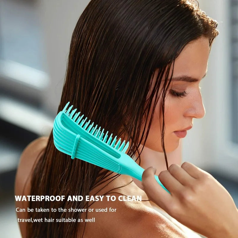 LANBENA Detangling Hair Brush – Scalp Massage Octopus Comb for Curly & Thick Hair
