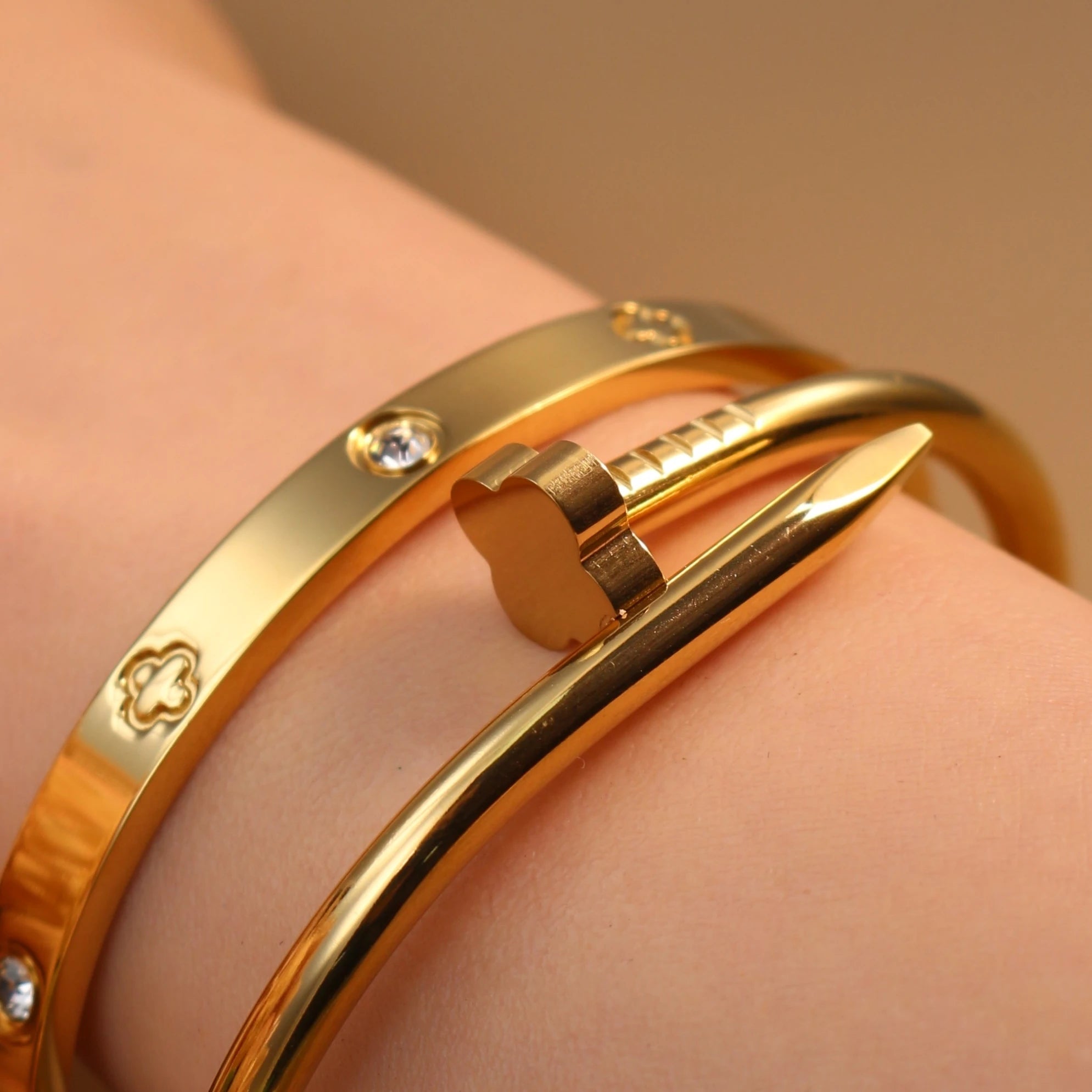 Stainless Steel Gold Bracelet for Women