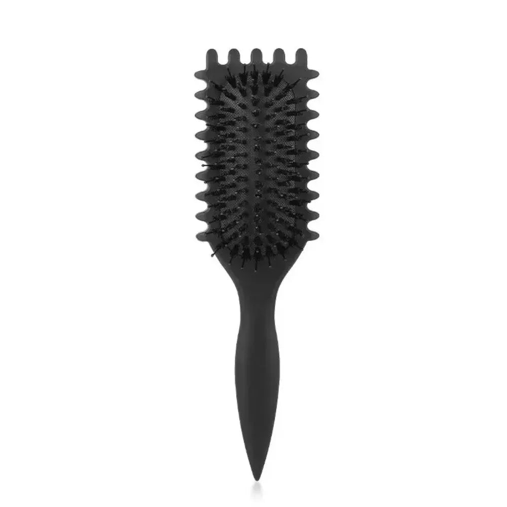 Candy Brush Curly Hair Styling Brush – Nylon Bristle Detangling & Volumizing Comb for Defined Curls