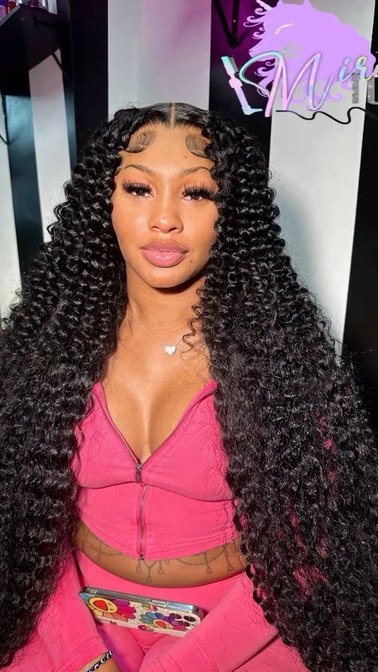 250 Density Wear And Go Deep Wave Glueless Wig Human Hair For Women 7x5 13x6 Hd Frontal Curly Lace Front Wigs