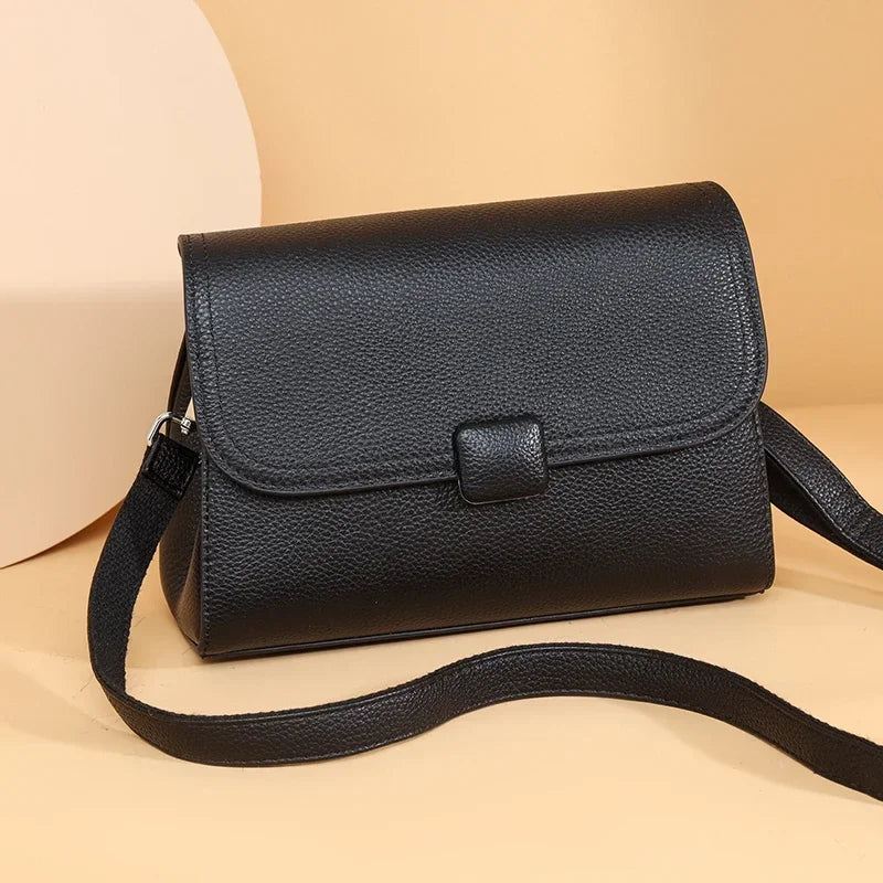 Badiman Genuine Leather Handbag – Women’s Luxury Cowhide Tote & Crossbody Shoulder Bag