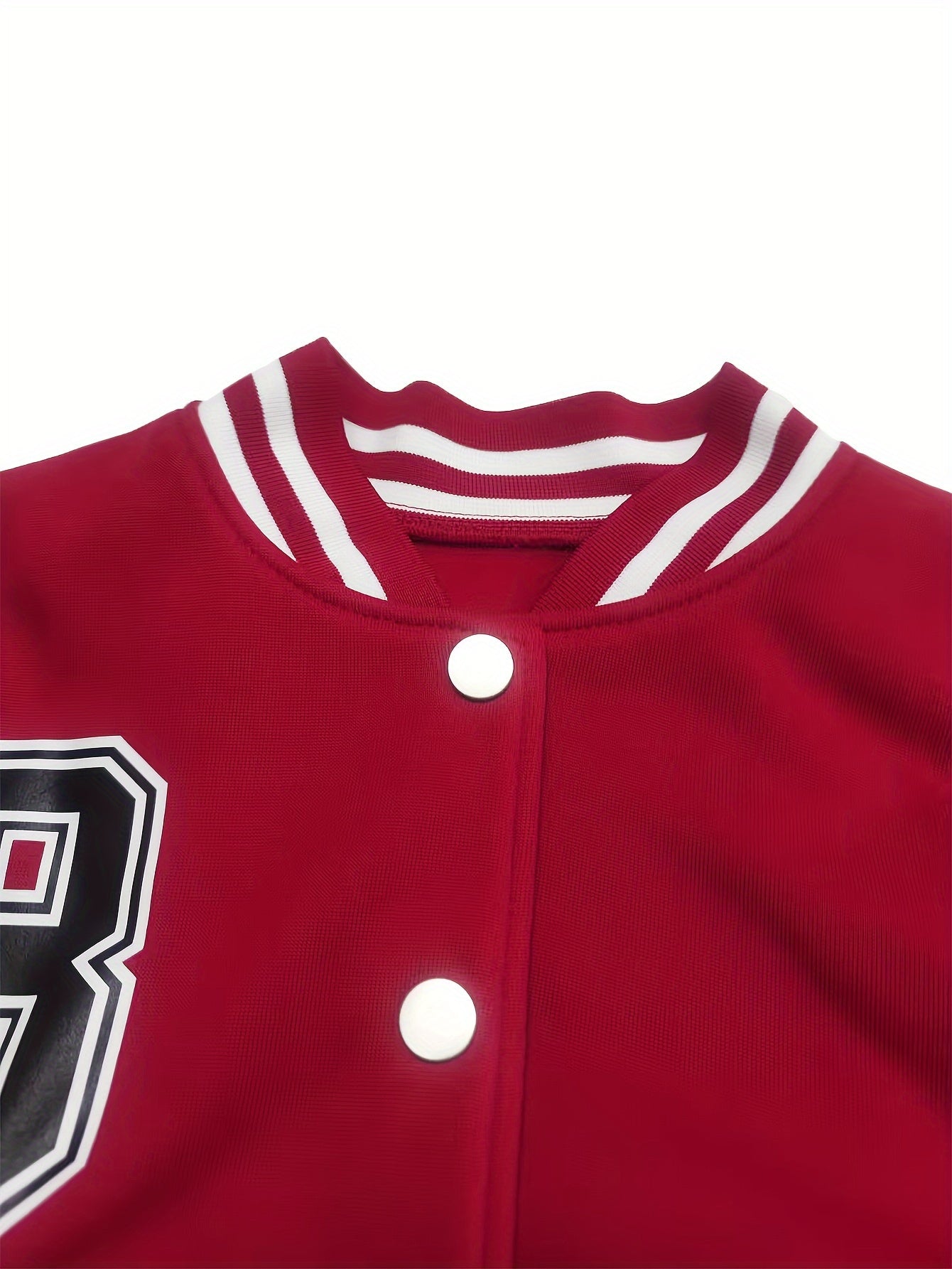Patchwork Preppy Style Jacket Women, Autumn Crop Tops Classic Baseball Uniform
