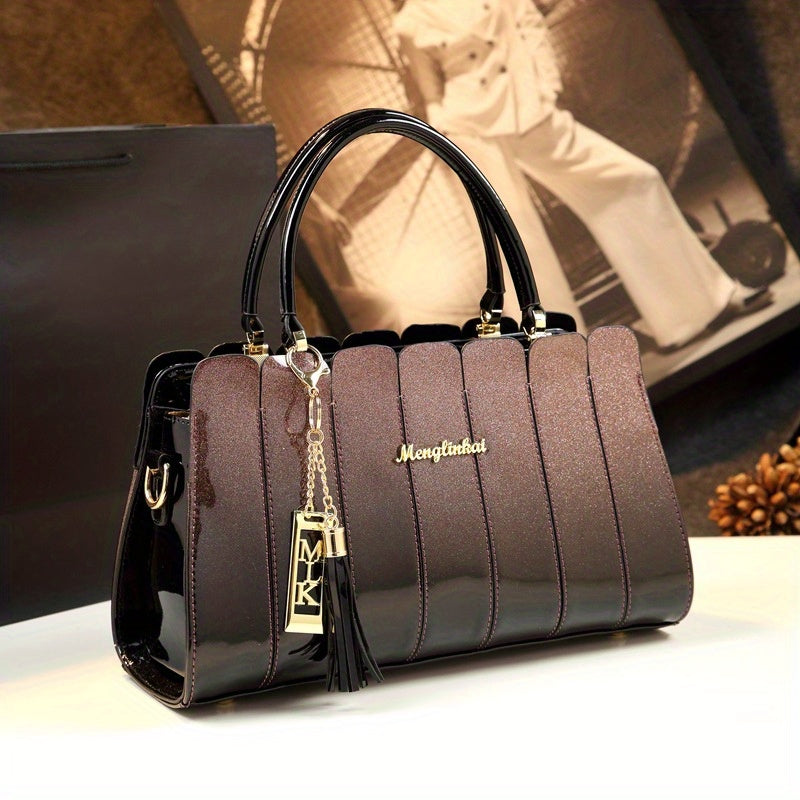 A Stylish And Versatile Shoulder Bag for Middle-Aged Women, Suitable for Various Occasions.