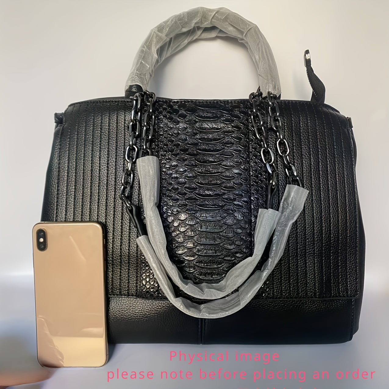 Large Capacity Crocodile Embossed Faux Leather Satchel Purse - Adjustable Crossbody Bag with Zipper Closure, Tassel Embellishment, and Polyester Lining - Avant Garde Animal Print Design for Womens Occasional Use
