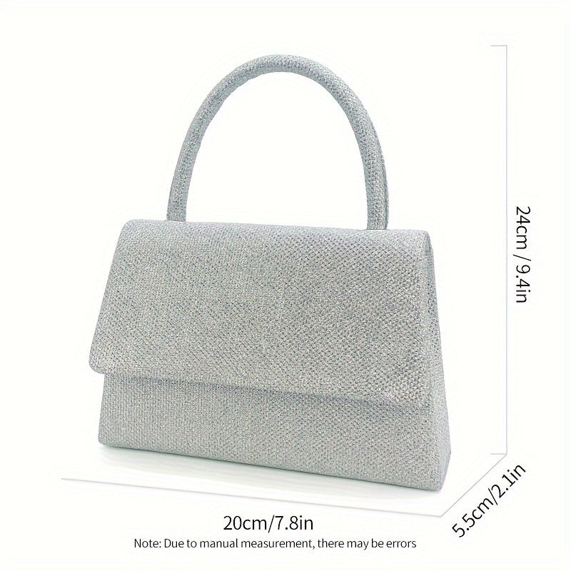 Evening Bag, Glitter Clutch Purse For Women, Sparkly Handbag For Wedding party