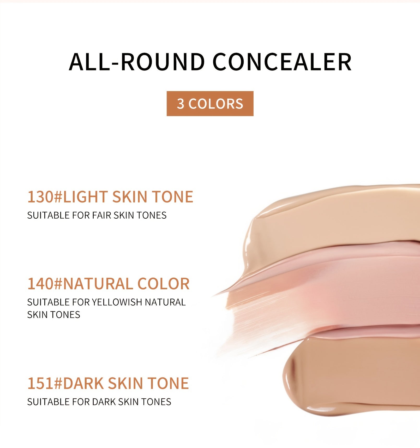 QIC Full Coverage Concealer & Foundation - Matte Finish, Natural Coverage for Dark Circles, Blemishes, & Contouring, Non-Cakey Formula, All Light Beige Types, Plant-Based Squalane, 1fl.oz, Beauty Product, Sleek Packaging, Smo