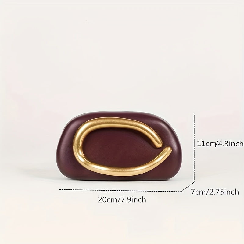 New Brand Designer Handmade Golden Closure Box Clutch Bag Women Evening Wedding Mini Female Wallets Party Cute Purse Bag Handbag
