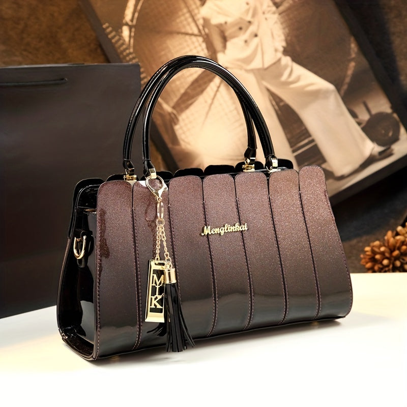 A Stylish And Versatile Shoulder Bag for Middle-Aged Women, Suitable for Various Occasions.